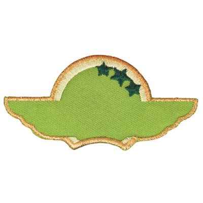 HangGlider Book Review Emblem - Green (pkg of 5)