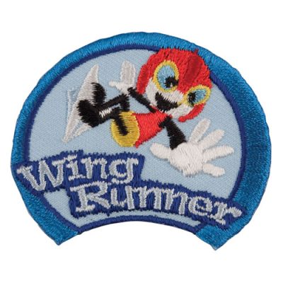 WingRunner Emblem - Blue  (pkg of 5)