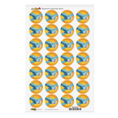 WingRunner Frequent Flyer Stickers (140) - Only 6 Left in Stock -