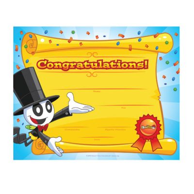Sparky Recognition Certificates  (pkg of 10)