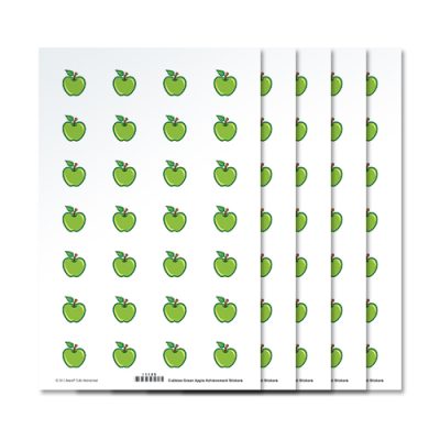 Cubbies Handbook Achievement Stickers - Green Apples (140)