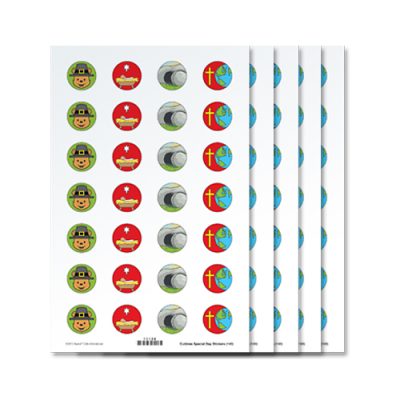 Cubbies Special Day Stickers (140)